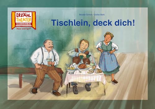 Tischlein, deck dich! / Kamishibai Bildkarten: 9 Bildkarten für das Erzähltheater von Hase und Igel Verlag